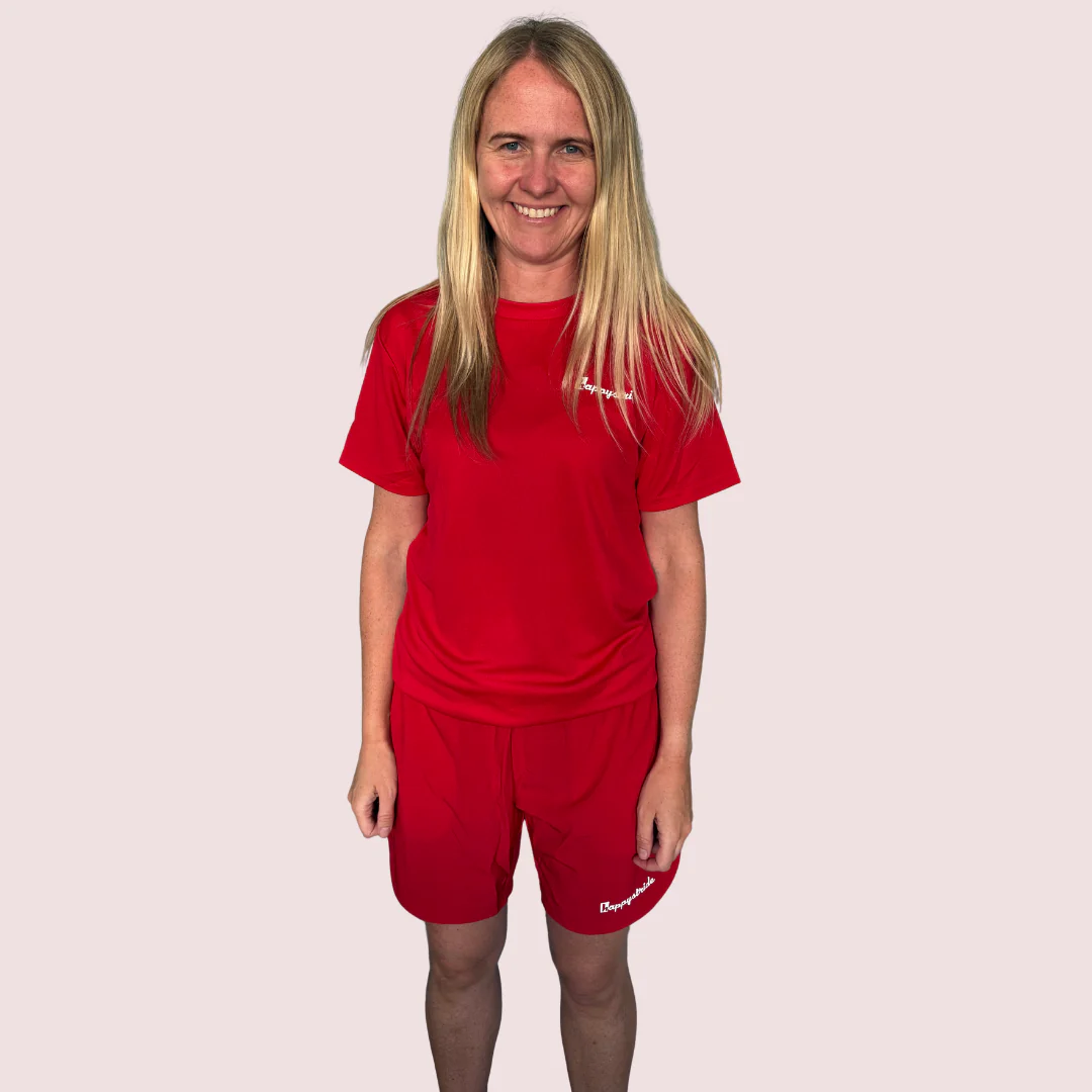 ''Basic b*tch'' red classic t-shirt - Image 4